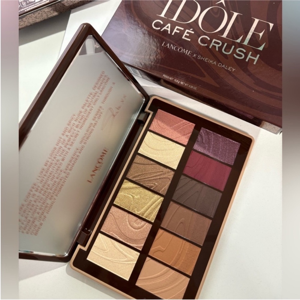 Lancome Idôle Café Crush Eyeshadow Palette - Pink, Gold, Brown - Picture 7 of 7